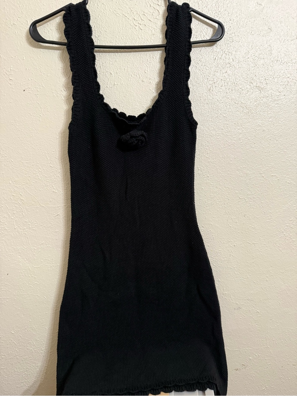 wild fable Black Scalloped Knit Tank